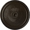 Ekena Millwork Trinity Ceiling Medallion (Fits Canopies up to 3"), Hand-Painted Stone Hearth, 22"OD x 1 3/4"P CM22TNSHF - alternate 1